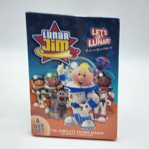 Lunar Jim – Second Season DVD (4-Disc Set) kids TV series‎ BRAND NEW
